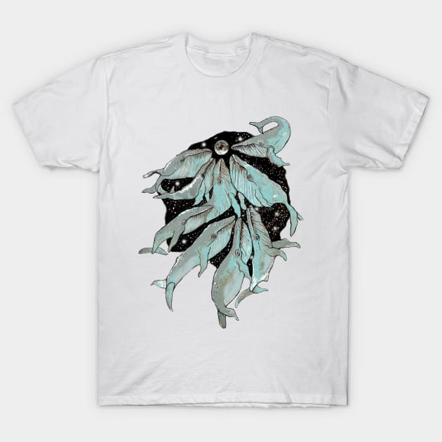 Whale navigation T-Shirt by msmart